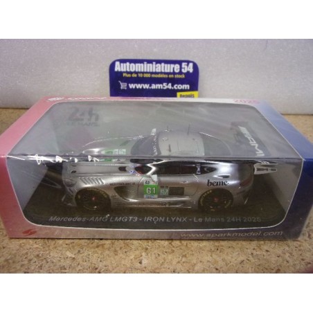 2025 Mercedes Benz AMG LMGT3 n°61 Berry - Hodenius - Martin Le Mans S9297 Spark Model