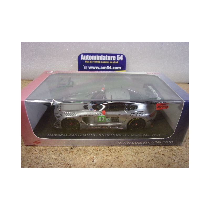 2025 Mercedes Benz AMG LMGT3 n°63 Grove - Grove - Stolz Le Mans S9298 Spark Model