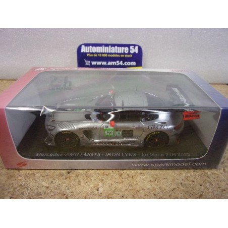 2025 Mercedes Benz AMG LMGT3 n°63 Grove - Grove - Stolz Le Mans S9298 Spark Model