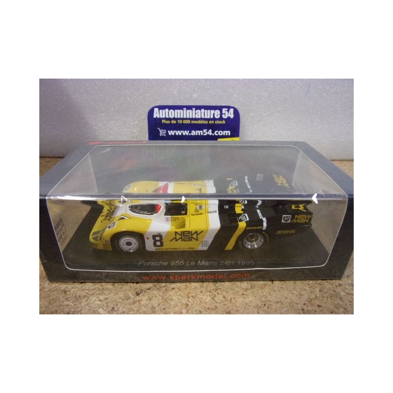 1985 Porsche 956 New Man n°8 Belmondo - De Narvaez - Miller Le Mans S9866 Spark Model