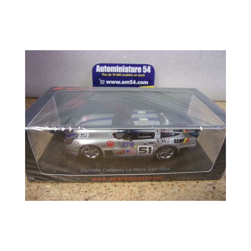 1994 Corvette Callaway n°51 Jelinski - Said -Maisonneuve Le Mans S5853 Spark Model