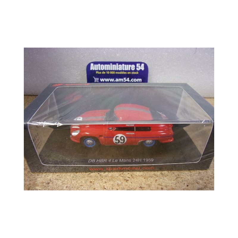 1959 DB HBR 4 n°59 Laffarge - Faucher Le Mans S8346 Spark Model