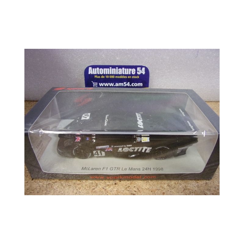 1998 McLaren F1 GTR n°41 Pirro - Bscher - Capello Le Mans S6682 Spark Model