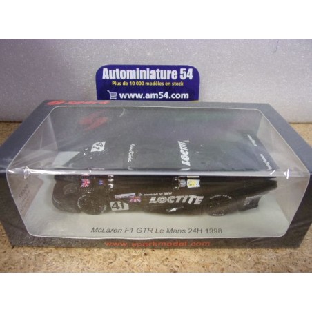 1998 McLaren F1 GTR n°41 Pirro - Bscher - Capello Le Mans S6682 Spark Model