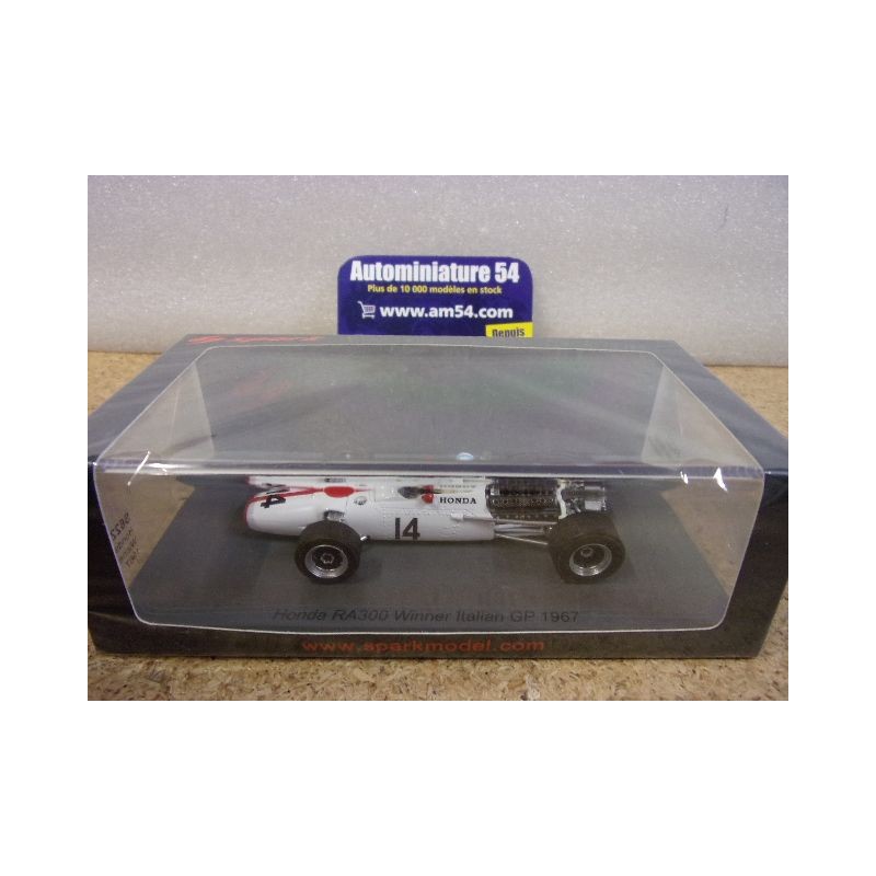 1967 Honda RA300 n°14 John Surtees 1st Winner Italian GP S6223 Spark Model