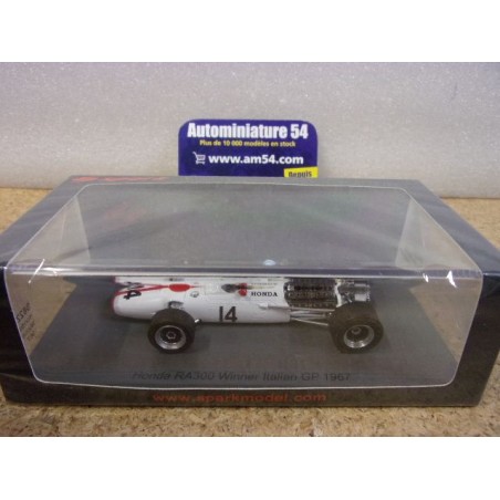 1967 Honda RA300 n°14 John Surtees 1st Winner Italian GP S6223 Spark Model