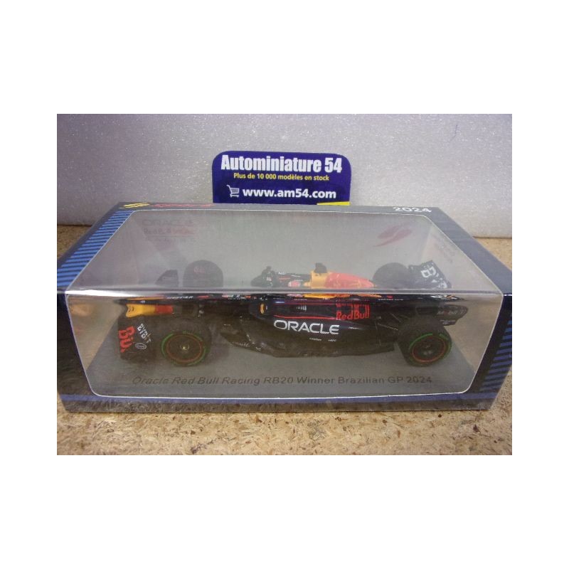 2024 Red Bull Honda RB20 n°1 Max Verstappen 1st winner Brazilian GP S9550 Spark Model
