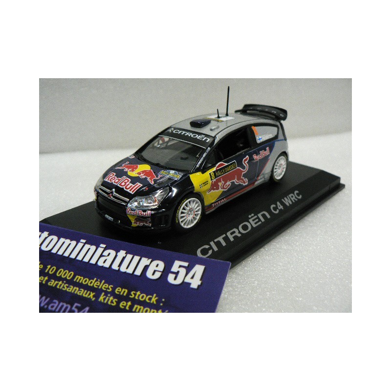 2010 Citroen C4 WRC n°8 Raikkonen Suède 155432 Norev