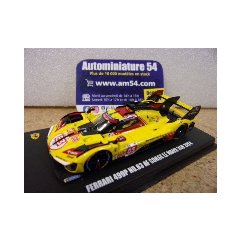2024 Ferrari 499P AF Corse n°83 Kubica - Shwartzman - Ye Le Mans LS64007LM Look Smart 1/64