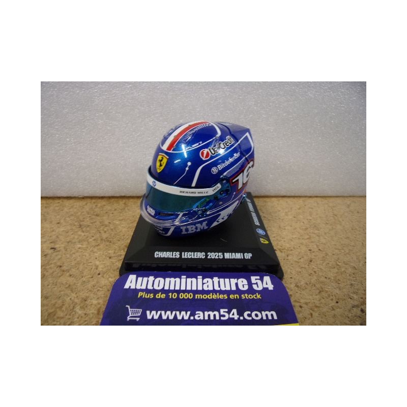 2025 Casque Charles Leclerc Ferrari Miami 1/5 LSHEL014 Spark Model