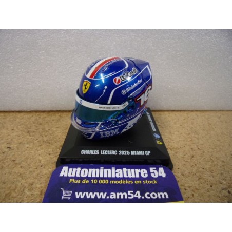 2025 Casque Charles Leclerc Ferrari Miami 1/5 LSHEL014 Spark Model