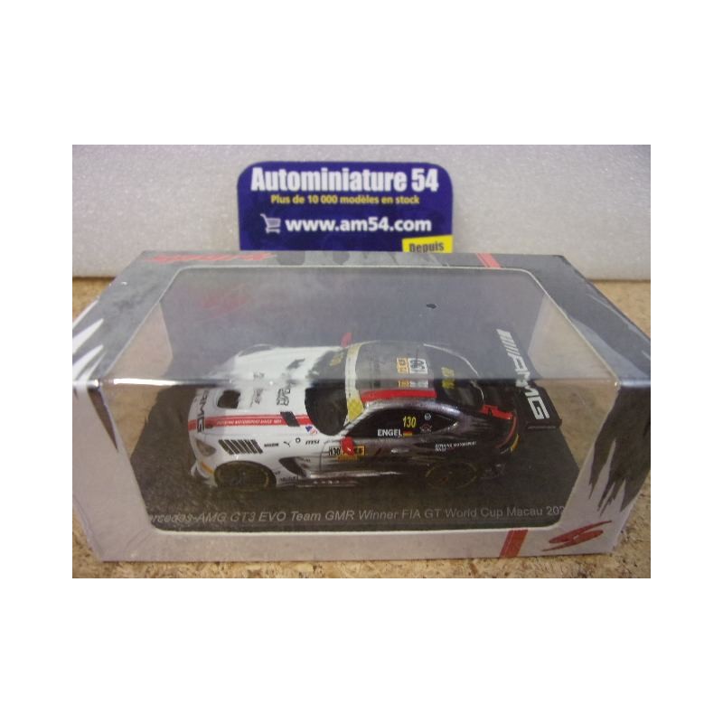 2024 Mercedes AMG GT3 Evo N°130 Engel 1st Winner World Cup Macau 64MC2024 Spark Model 1.64