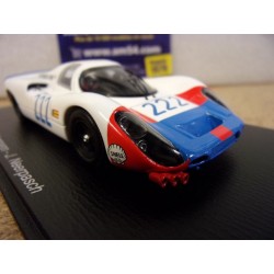 1968 Porsche 907 n°222 Herrmann - Neerspasch 4th Targa Florio SI038 Spark Model