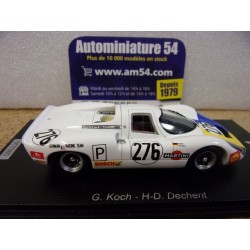 1969 Porsche 907 n°276 Koch - Dechent 6th Targa Florio SI039 Spark Model