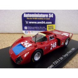 1969 Alfa Roméo T33-2 n°248 Pinto - Alberti 5th Targa Florio SI037 Spark model