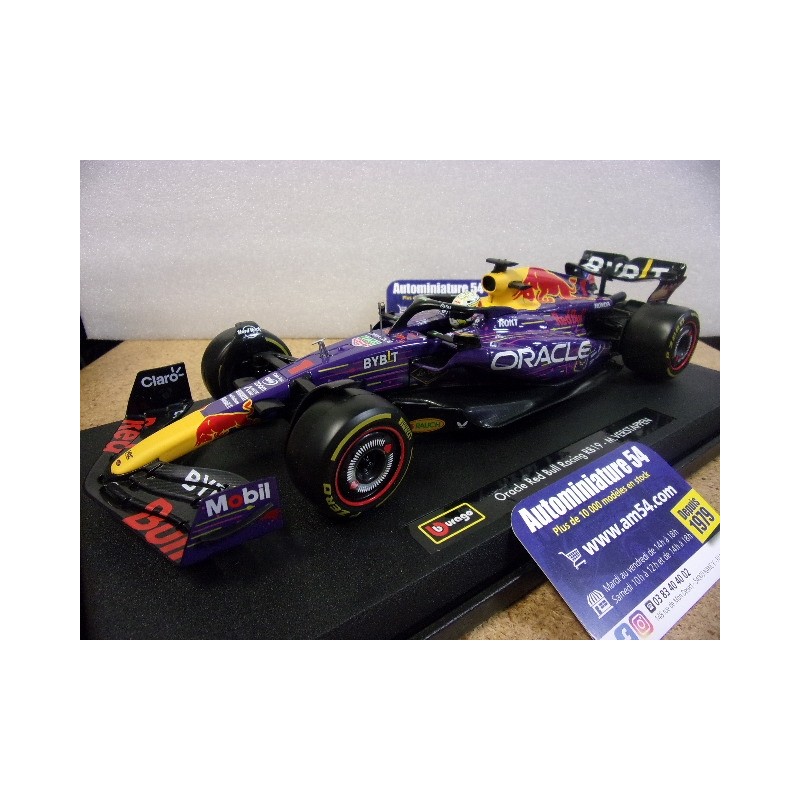 2023 Aston Martin RB 19 n°1 Max Verstappen Las Vegas Driver Champion 18-18003-VL Bburago Racing