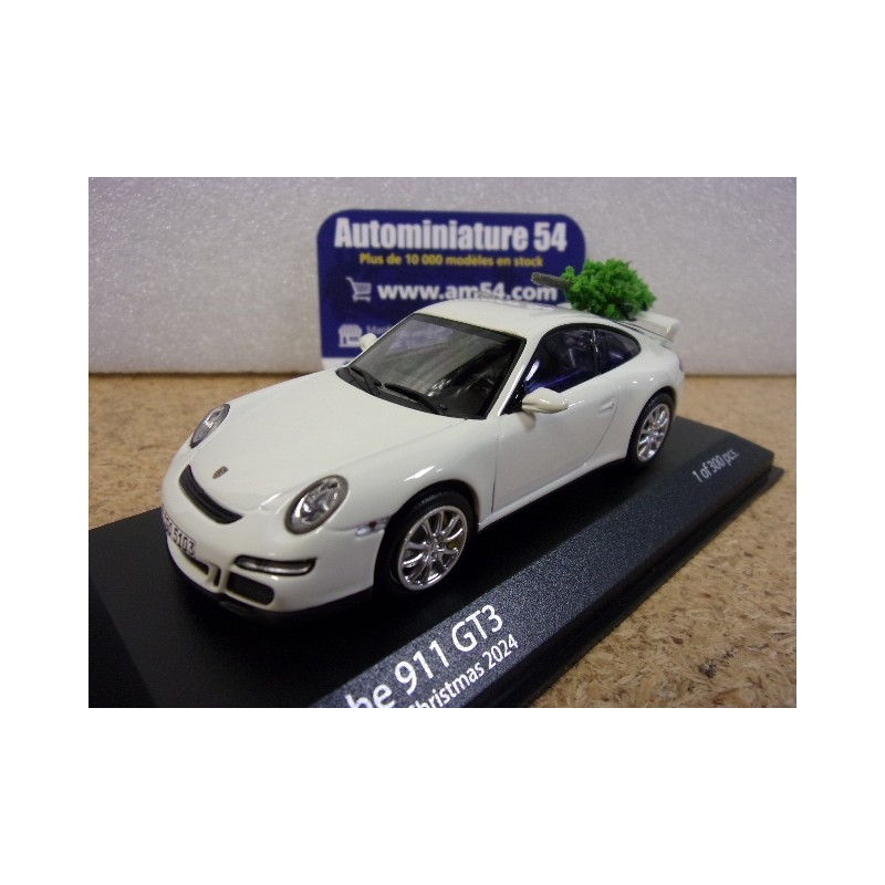 Porsche 911 - 997.1 GT3 2006 White Christmas - Noel 2024 400065405 Minichamps