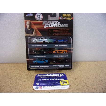 Coffret Fast & Furious 6 cars Nano Hollywood rides 36579 Jada toys