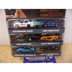 Coffret Fast & Furious 6 cars Nano Hollywood rides 36579 Jada toys