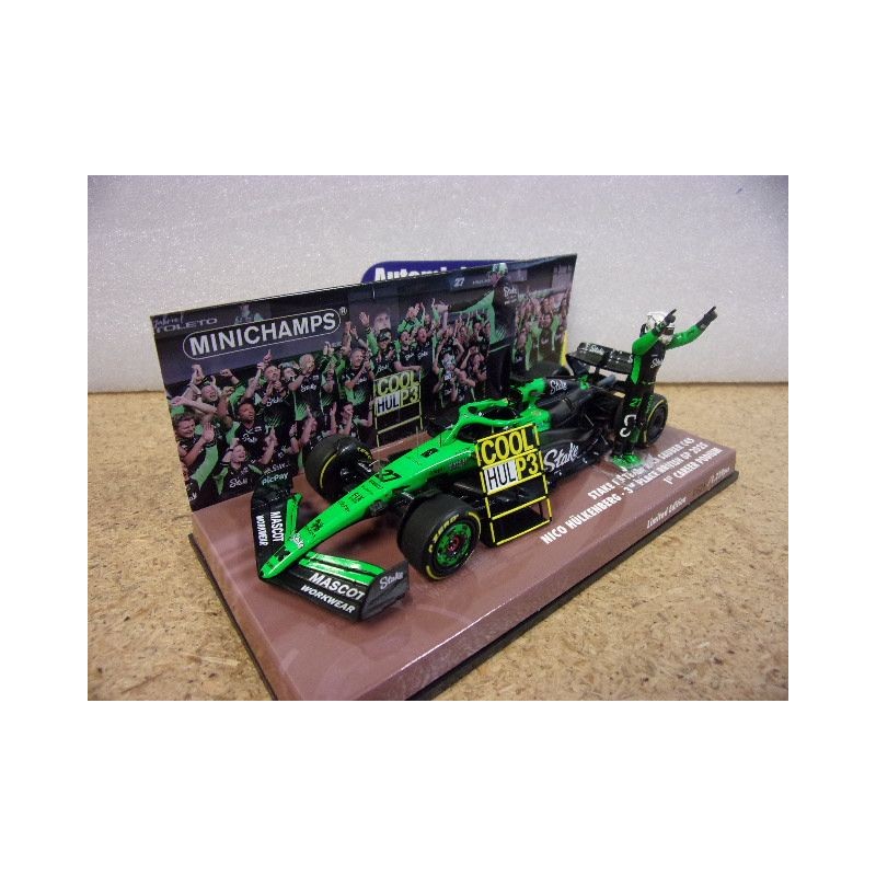 2025 Stake F1 Kick Sauber C45 n°27 Nico Hulkenberg 3rd Place Britisch GP 1 st Podium GP 417251227 Minichamps