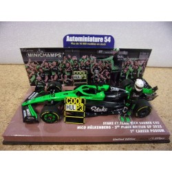 2025 Stake F1 Kick Sauber C45 n°27 Nico Hulkenberg 3rd Place Britisch GP 1 st Podium GP 417251227 Minichamps