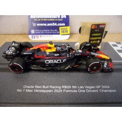 2024 Red Bull Honda RB20 n°1 Max Verstappen World Champion Las Vegas S9547 Spark Model