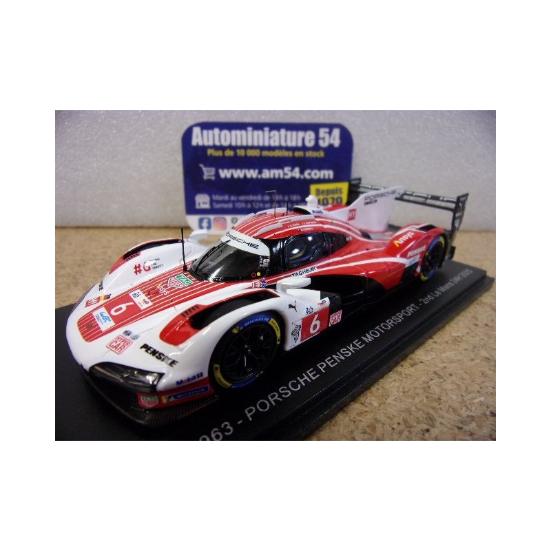 2025 Porsche 963 Penske n°6 Estre - Vanthoor - Campbell 2nd Le Mans S9258 Spark Model