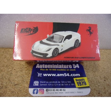 Ferrari 812 Competizione Bianco Avus BBRModels BBRFER64010 MiniGT 1/64