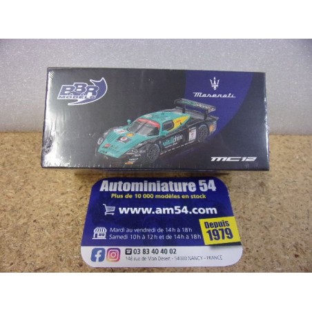 2008 Maserati MC12 n°1 Vitaphone Racing 1st Winner Spa 24H BBRDIE6421 BBRModels 1/64