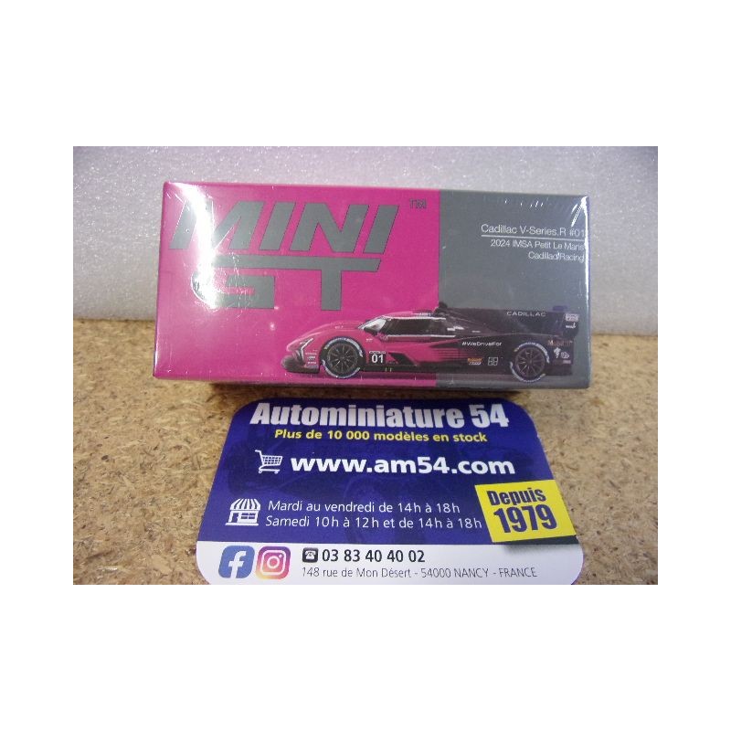 2024 Cadillac V Serie R n°01 IMSA Petit Le Mans Cadillac Racing MGT01010 True Scale Models Mini GT