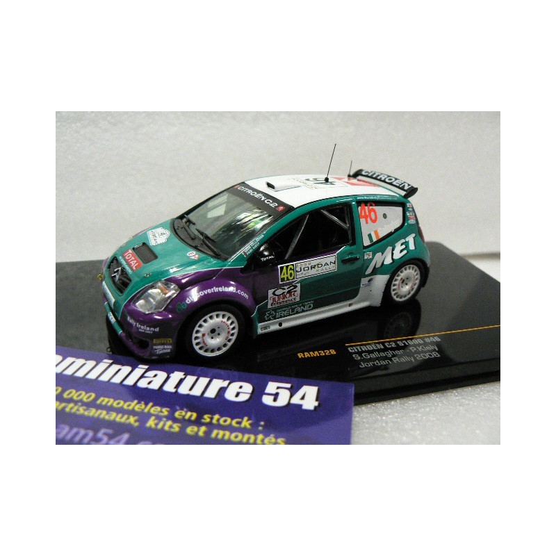 2008 Citroen C2 S1600 n°46 Gallagher Jordanie RAM328 Ixo Models