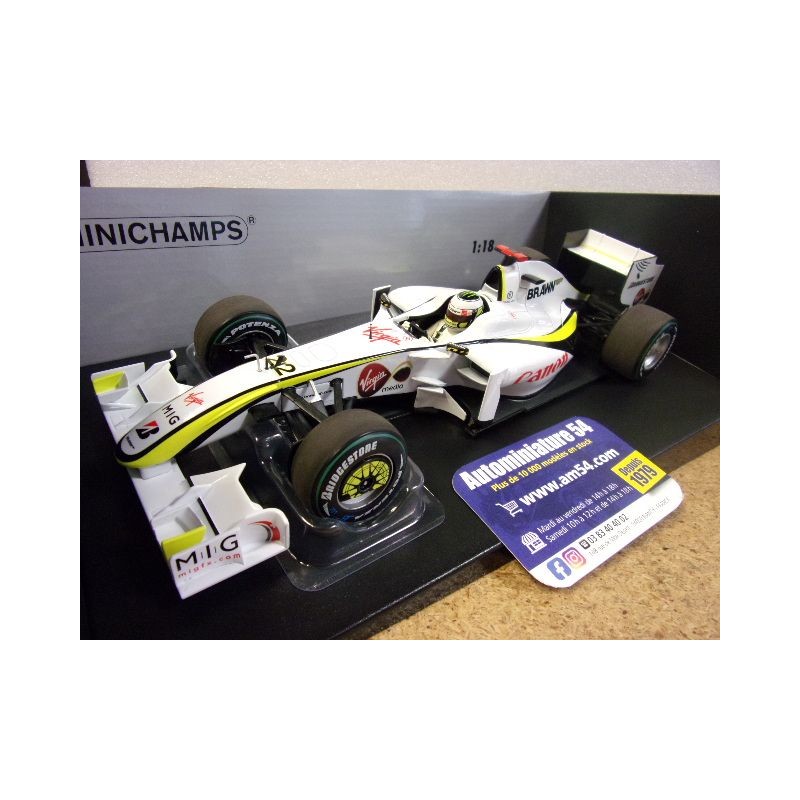 2009 Brawn GP BGP001 n°22 Jenson Button Singapore GP World Champion Edition 180090222 Minichamps
