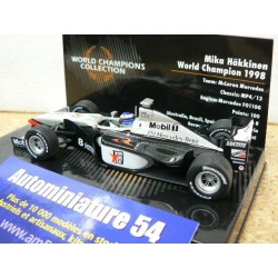 1998 McLaren Mercedes MP4/13 Mika Hakkinen 1st World Champion Edition 436980008 Minichamps