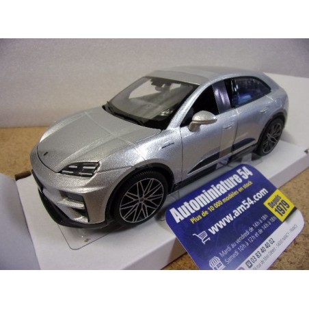 Porsche Macan Turbo Electric Silver 18-21114SL Bburago