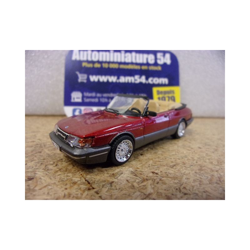 Saab 900 Turbo red Cabrio T64G-067-RE Tarmac Works