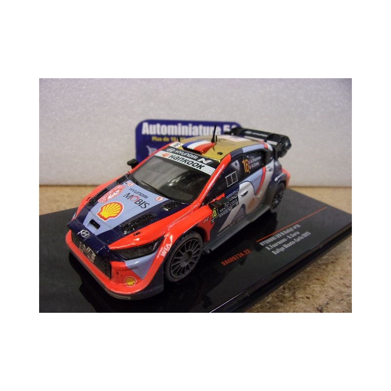 2025 Hyundai i20 N Rally1 n°16 Fourmaux - Coria Dirty Version Monte Carlo RAM973A Ixo Models