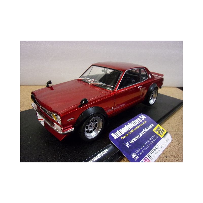 Nissan Skyline C10 Hakosuka Solido Works Red 1970 S1813002 Solido