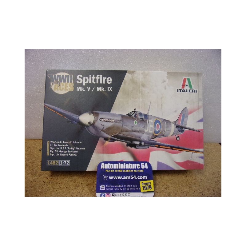 Spitfire MK V - IX n°1482 Italeri  Maquette 1.72