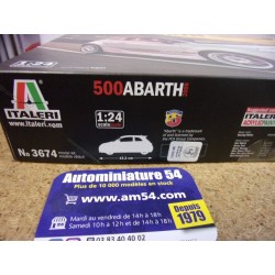 Fiat 500 Abarth 2008 n°3674 Italeri by Fujimi Maquette