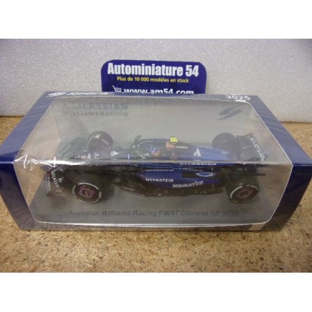 2025 Williams FW47 n°55 Carlos Sainz Chinese GP S9583 Spark Model
