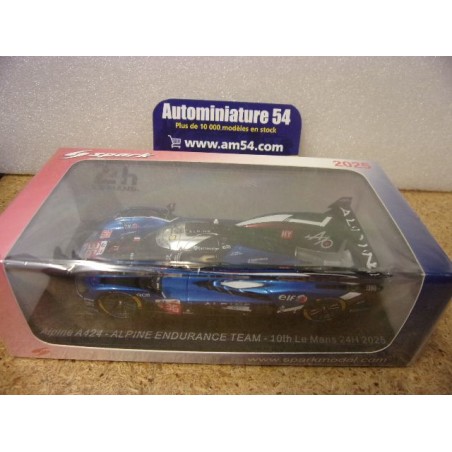 2025 Alpine A424 n°36 Schumacher - Mackowiecki - Gounon 10th Le Mans S9265 Spark Model