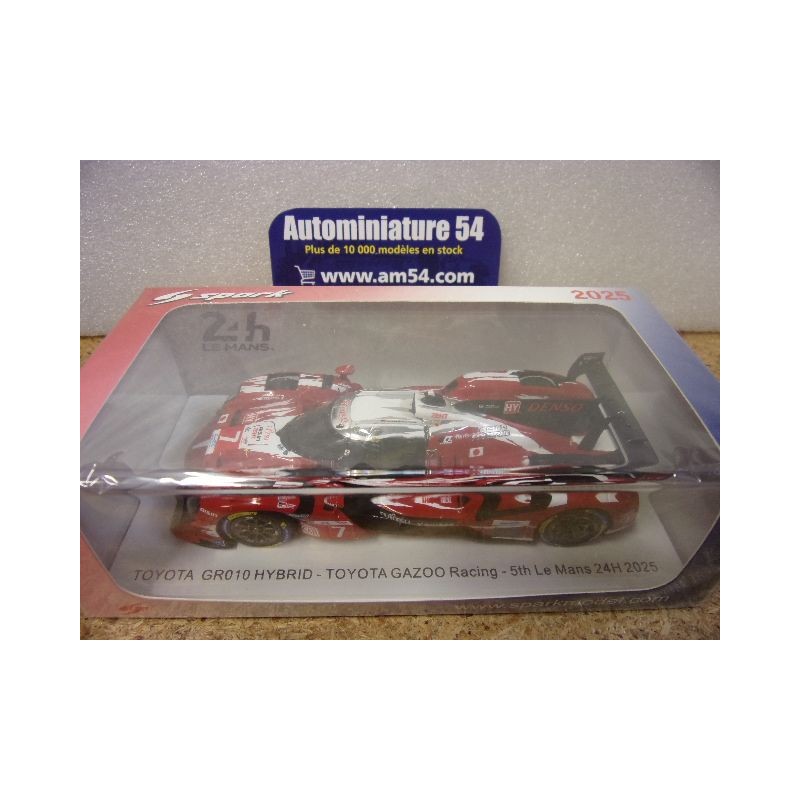 2025 Toyota GR010 Hybrid n°7 Conway - Kobayashi - De Vries 5th Le Mans S9259 Spark Model