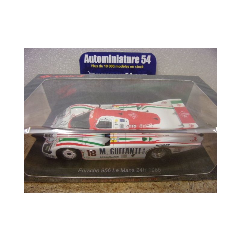 1985 Porsche 956 New Man n°18 Sigala - Larrauri - Tarquini Le Mans S9867 Spark Model