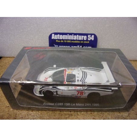 1985 Ecosse C285 n°78 Delano - Hotchkis - Pertery Le Mans S8225 Spark Model