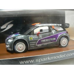 2011 Citroen DS3 WRC n°14 Van Merksteijn Acropolis S3305 Spark Model