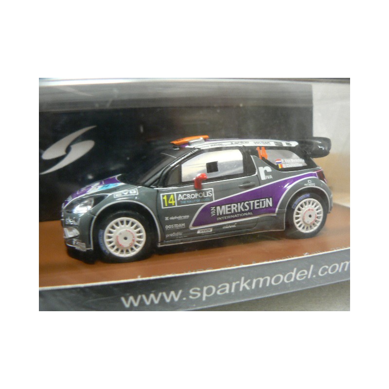 2011 Citroen DS3 WRC n°14 Van Merksteijn Acropolis S3305 Spark Model