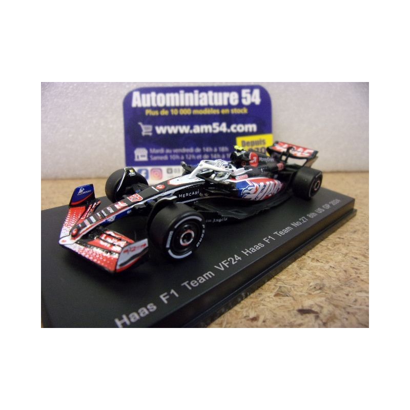 2024 Haas F1 Team VF24 n°27 Hulkenberg 8th Australian Y407 Spark Model Sparky 1.64