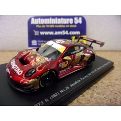 2024 Porsche 911 - 992 GT3 R N°25 Vanthoor 5th World Cup Macau 64S038 Spark Model 1.64