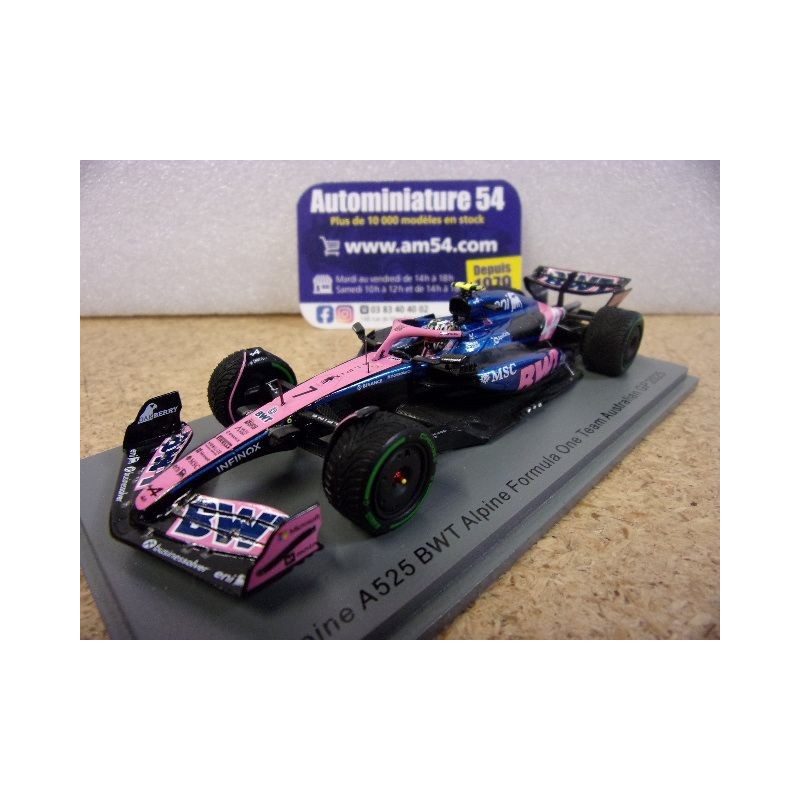 2025 Alpine BWT F1 Team A525 n°7 Jack Doohan GP S9585 Spark Model