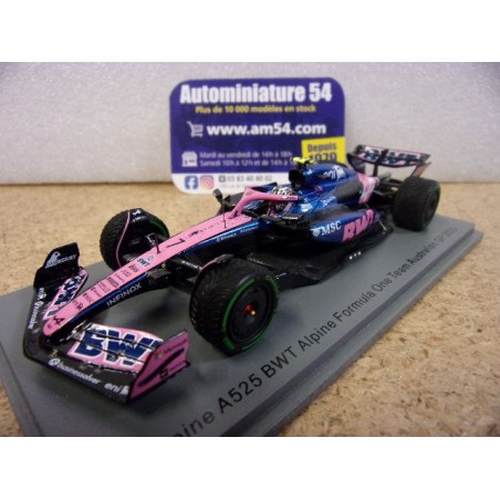 2025 Alpine BWT F1 Team A525 n°7 Jack Doohan GP S9585 Spark Model